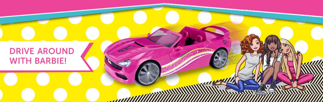 toy state nikko rc barbie convertible vehicle
